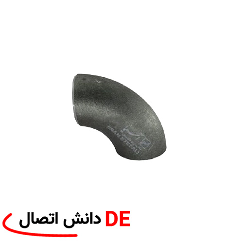 زانو جوشی 90 درزدار سایز 12 اینچ ایرانی استاندارد