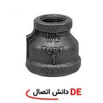 بوشن تبدیلی سیاه توپی سایز 3/4 × 1 اینچ